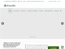 Tablet Screenshot of niwakitreeandshrub.com